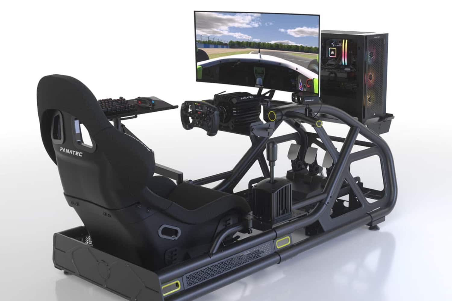 Equipamentos Fanatec para simuladores de corrida