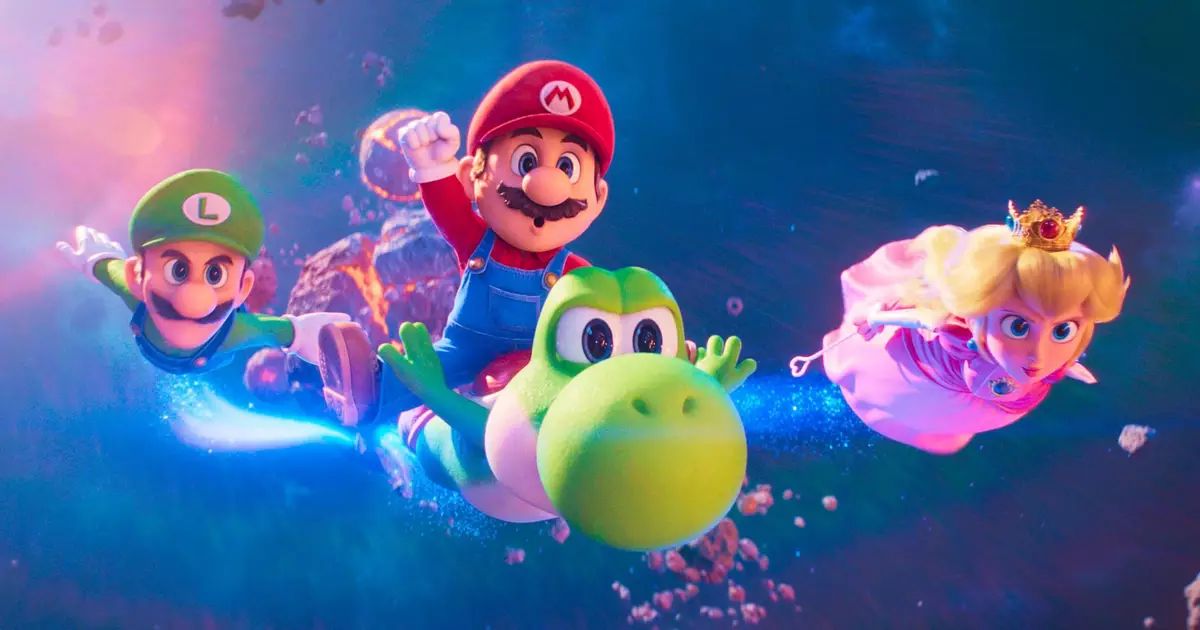 Cena do filme Super Mario Galaxy