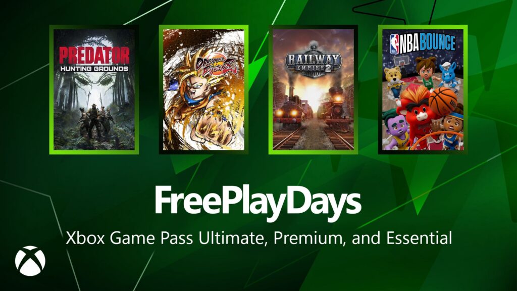 Jogos gratuitos do Xbox Game Pass Free Play Days