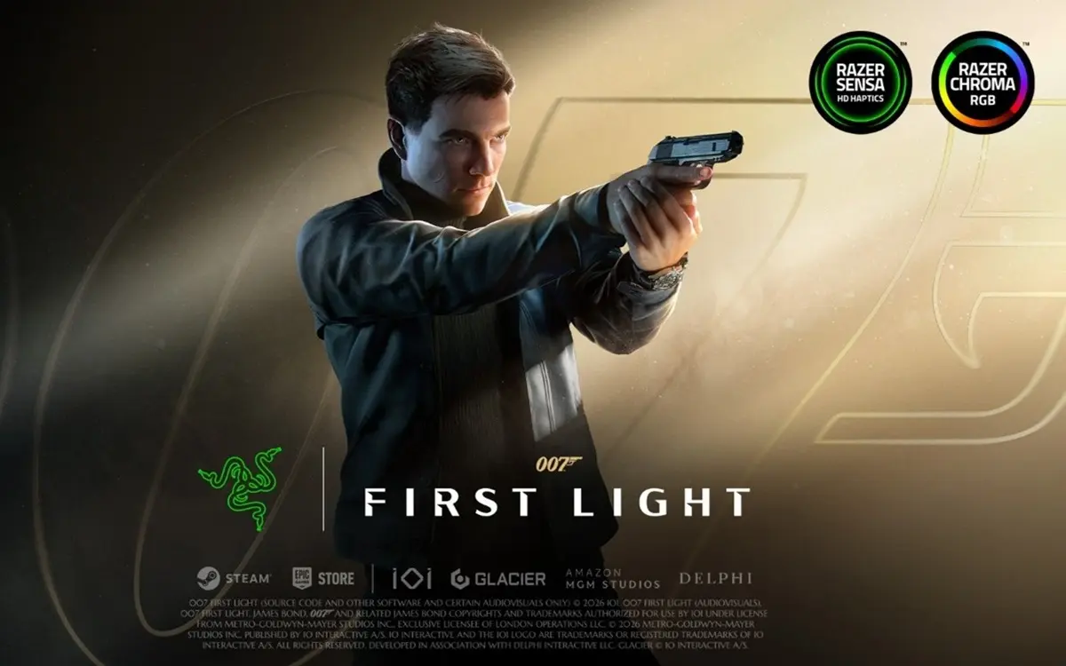 007 First Light terá integração com periféricos da Razer para deixar a espionagem mais imersiva